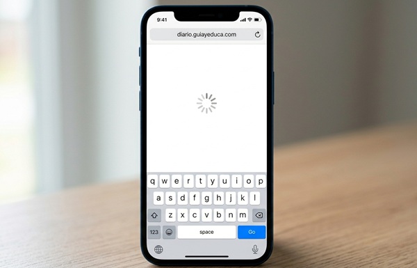 Icono de Safari en la pantalla de inicio del iPhone